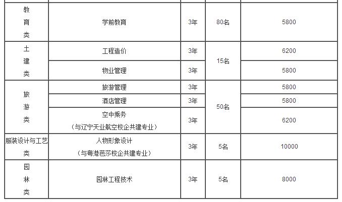 重慶航天職業(yè)技術(shù)學(xué)院2017年單獨(dú)招生專業(yè)及各系計(jì)劃分配一覽表