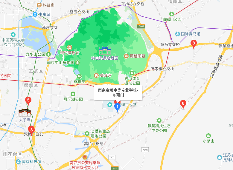南京金陵高等職業(yè)技術(shù)學校地址在哪里