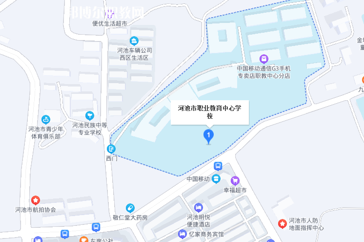 河池職業(yè)教育中心學(xué)校地址在哪里