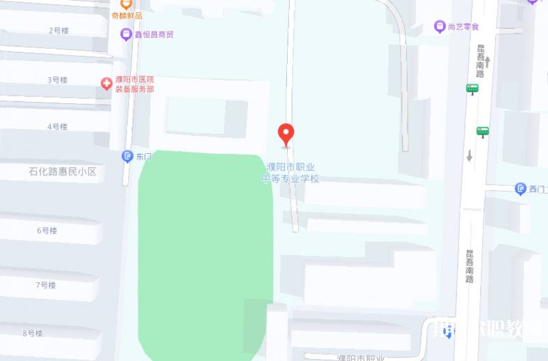 濮陽油田職業(yè)中等專業(yè)學(xué)校地址，乘車路線