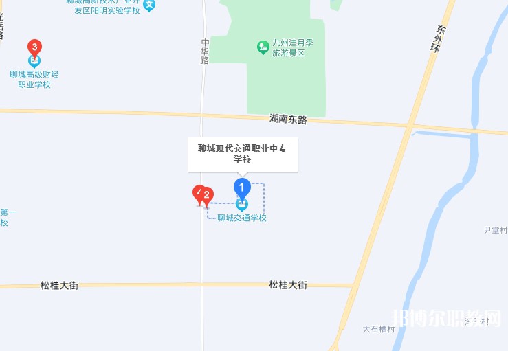 聊城現(xiàn)代交通職業(yè)中等專業(yè)學(xué)校地址，乘車路線