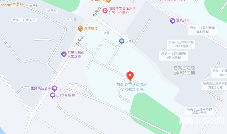 鞍山市廣播電視學(xué)校地址，乘車路線